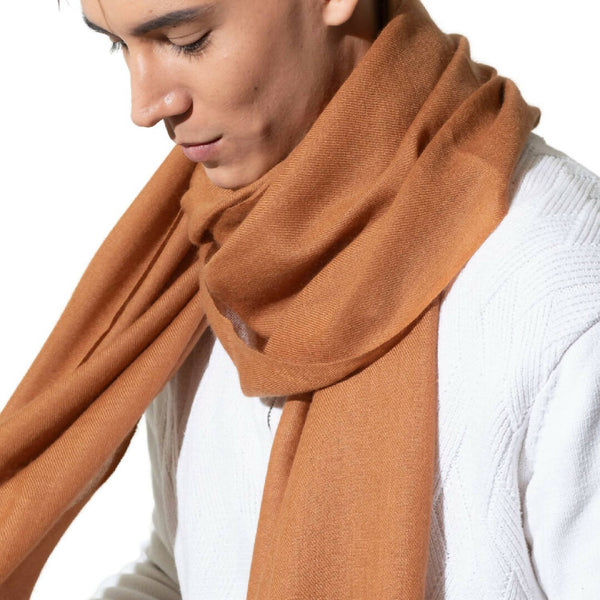 Florence Gold Cashmere Scarf