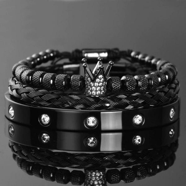 Black Crystal Bracelets