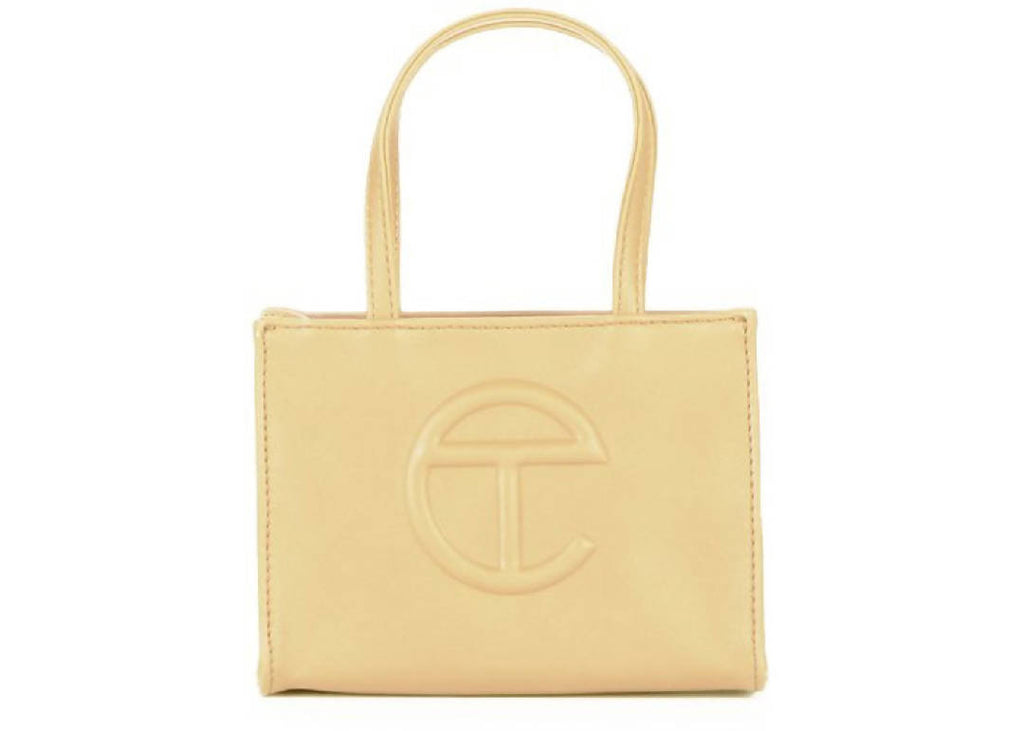 Telfar Shopping Bag Small Cobalt in Vegan Leather with Silver-tone - US