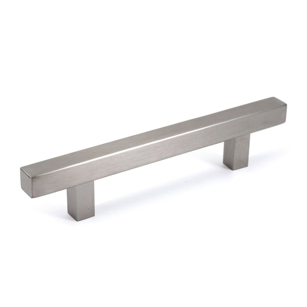 Pi Square Bar Pull Cabinet Handle Brushed Nickel Stainless
