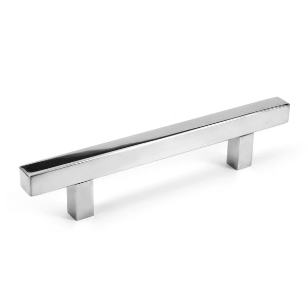 Pi Square Bar Pull Cabinet Handle Polished Chrome Stainless