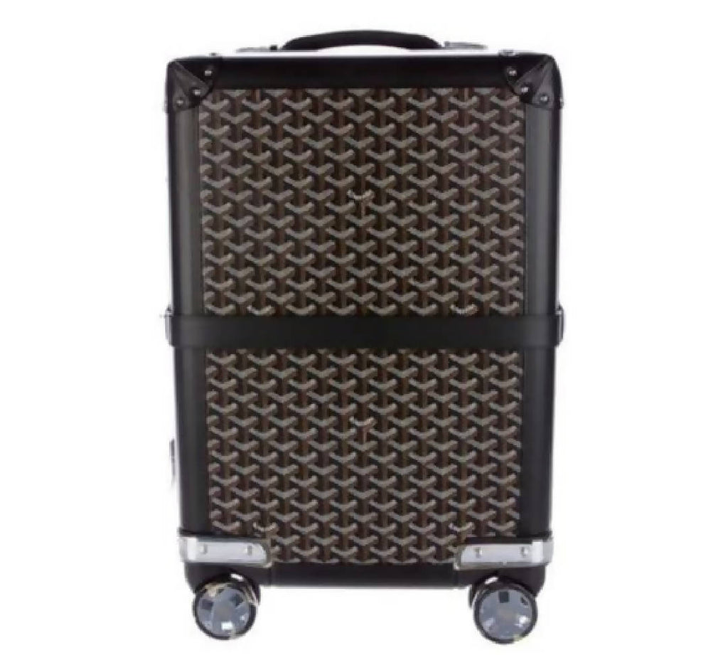 Suitcase Goyard with chevron, width of 80cm