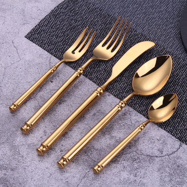 Dollaph Gold Cutlery Set