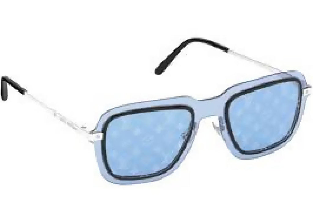 Louis Vuitton Blue Marble 1.1 Millionaire Sunglasses – Savonches