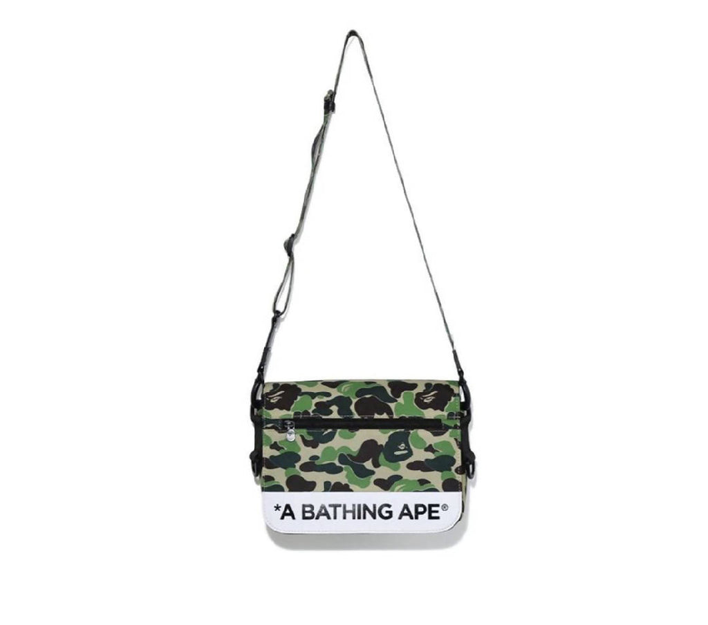 Medium MCM x BAPE Stark Belt Bag in Camo Visetos BAPE CAMO