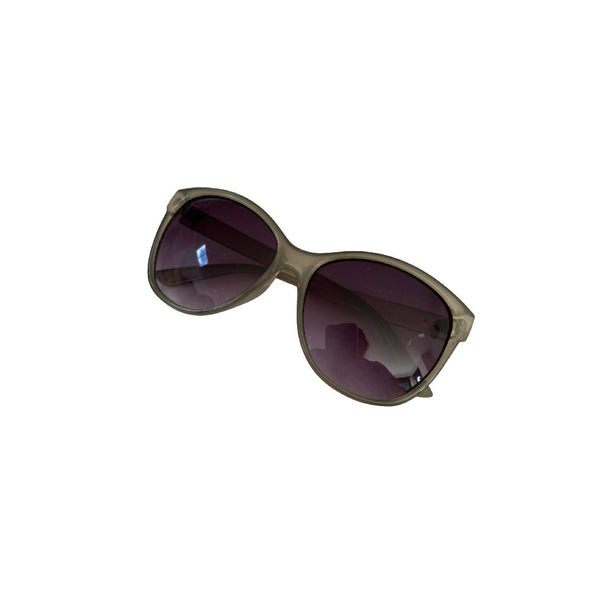 Vintage Grey Brown Chic Oversized Sunglasses