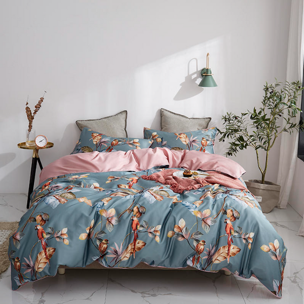 Livelic Duvet Cover Set – 100% Egyptian Cotton, Ultra-Soft & Breathable (4-Piece Set) + FREE Gift! - LINKORI