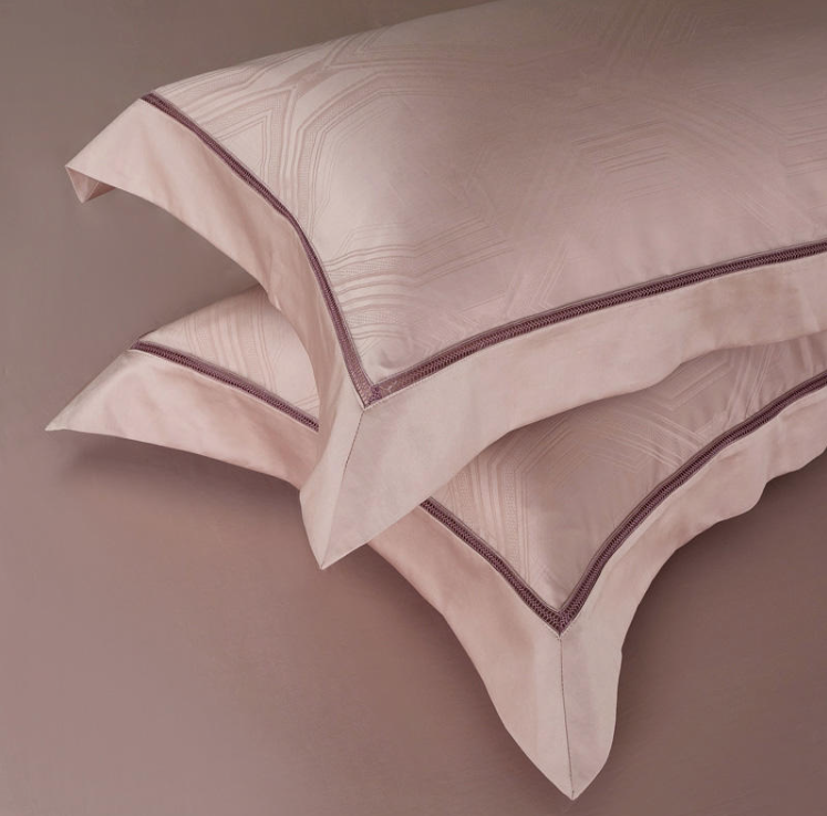 Paloal Luxury Pink Duvet Cover Set – 100% Egyptian Cotton, Ultra-Soft & Breathable (4/7-Piece Set) + FREE Gift! - LINKORI