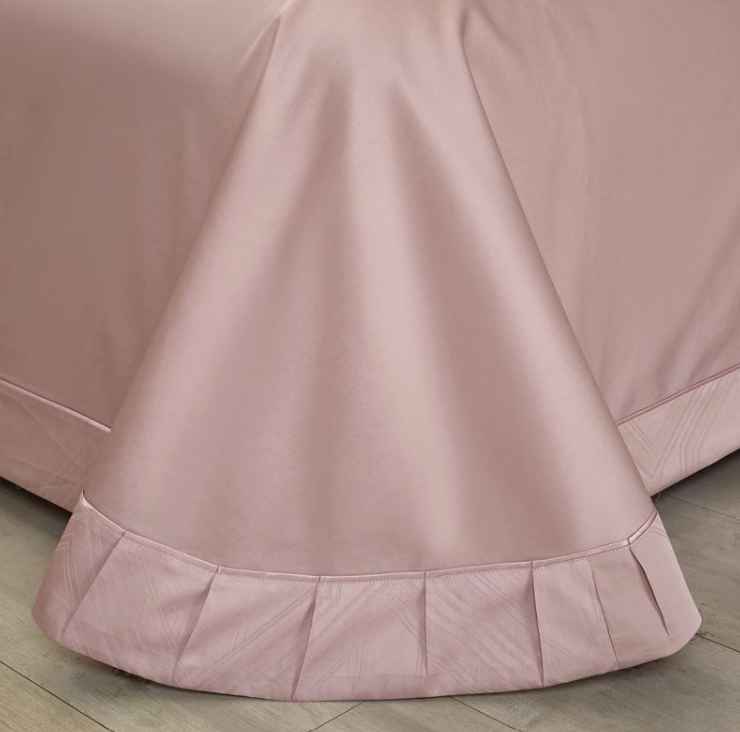 Paloal Luxury Pink Duvet Cover Set – 100% Egyptian Cotton, Ultra-Soft & Breathable (4/7-Piece Set) + FREE Gift! - LINKORI
