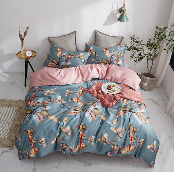 Livelic Duvet Cover Set – 100% Egyptian Cotton, Ultra-Soft & Breathable (4-Piece Set) + FREE Gift! - LINKORI