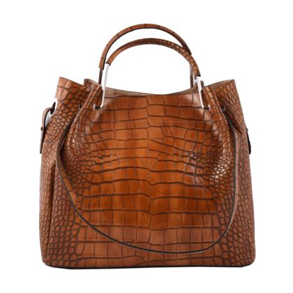 5900 Croc-Embossed Handbag/Shoulder Bag