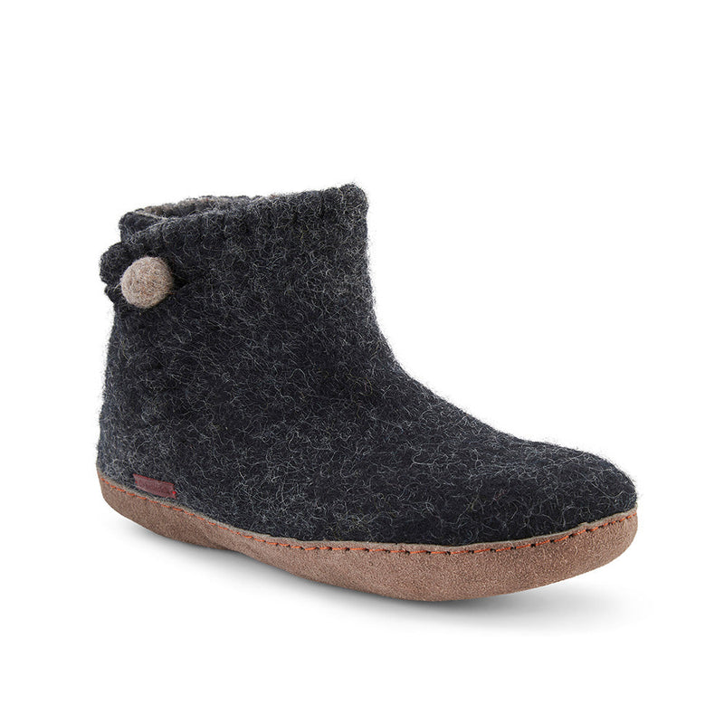 The Daisy - Black with Leather