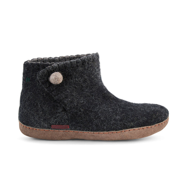 The Daisy - Black with Leather