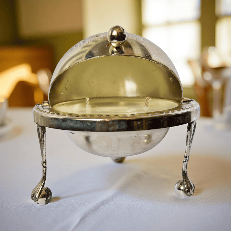 Caviar dish candle