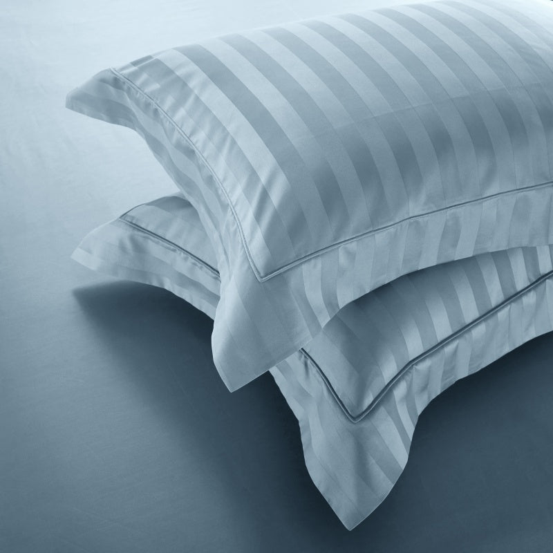 Gradiol S. Blue Duvet Cover Set – 100% Egyptian Cotton, Ultra-Soft & Breathable (4-Piece Set) + FREE Gift! - LINKORI