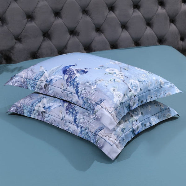 Light Skyra Duvet Cover Set – 100% Egyptian Cotton, Ultra-Soft & Breathable (4-Piece Set) + FREE Gift! - LINKORI
