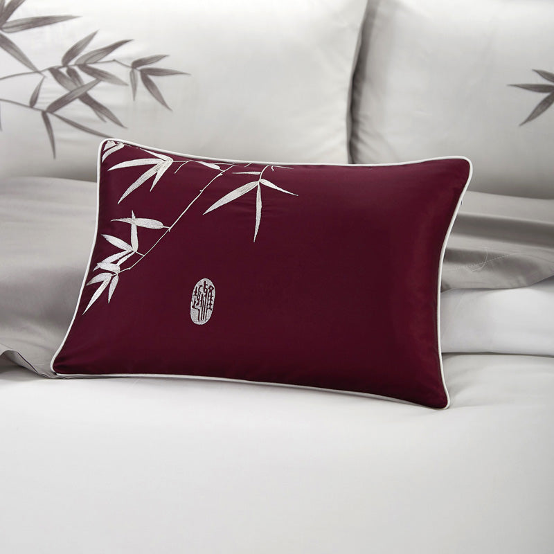 Leafline Duvet Cover Set – 100% Egyptian Cotton, Ultra-Soft & Breathable (4/7 Piece Set) + FREE Gift!