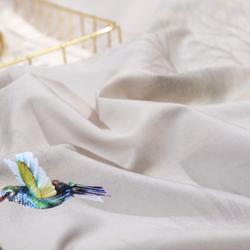 Fliflowers Duvet Cover Set – 100% Egyptian Cotton, Ultra-Soft & Breathable (4-Piece Set) + FREE Gift! - LINKORI