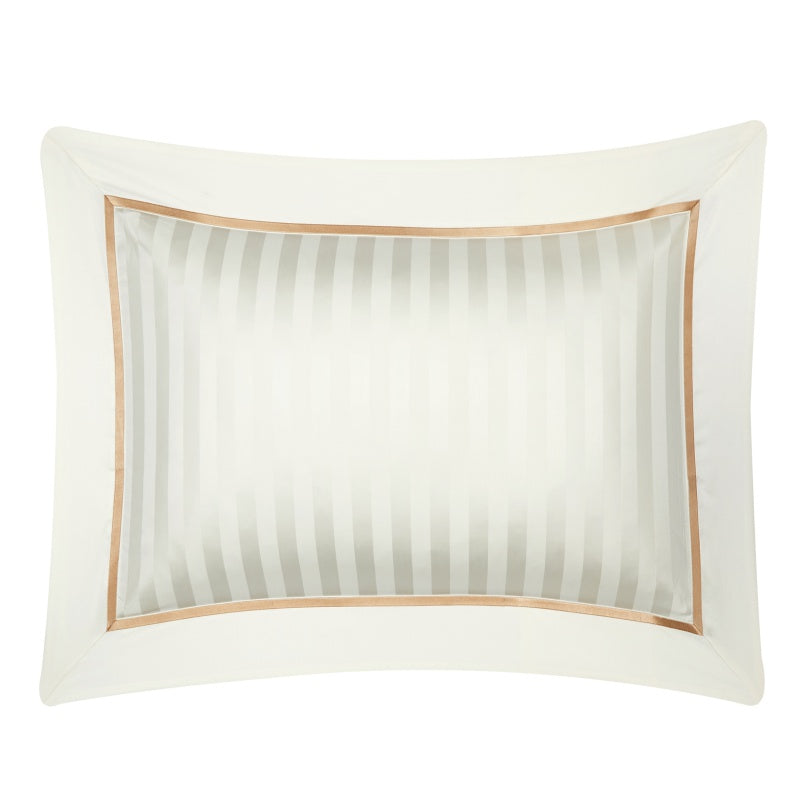 Gradiol S. Beige Duvet Cover Set – 100% Egyptian Cotton, Ultra-Soft & Breathable (4-Piece Set) + FREE Gift! - LINKORI