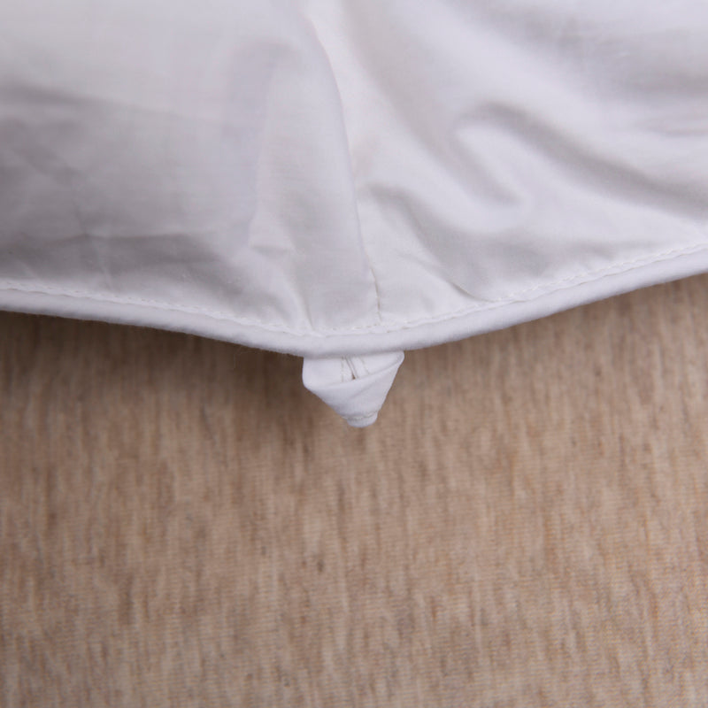 White Luxurious Quilted Cotton Goose Down Comforter – Ultra-Soft, Warm & Breathable + FREE Gift!