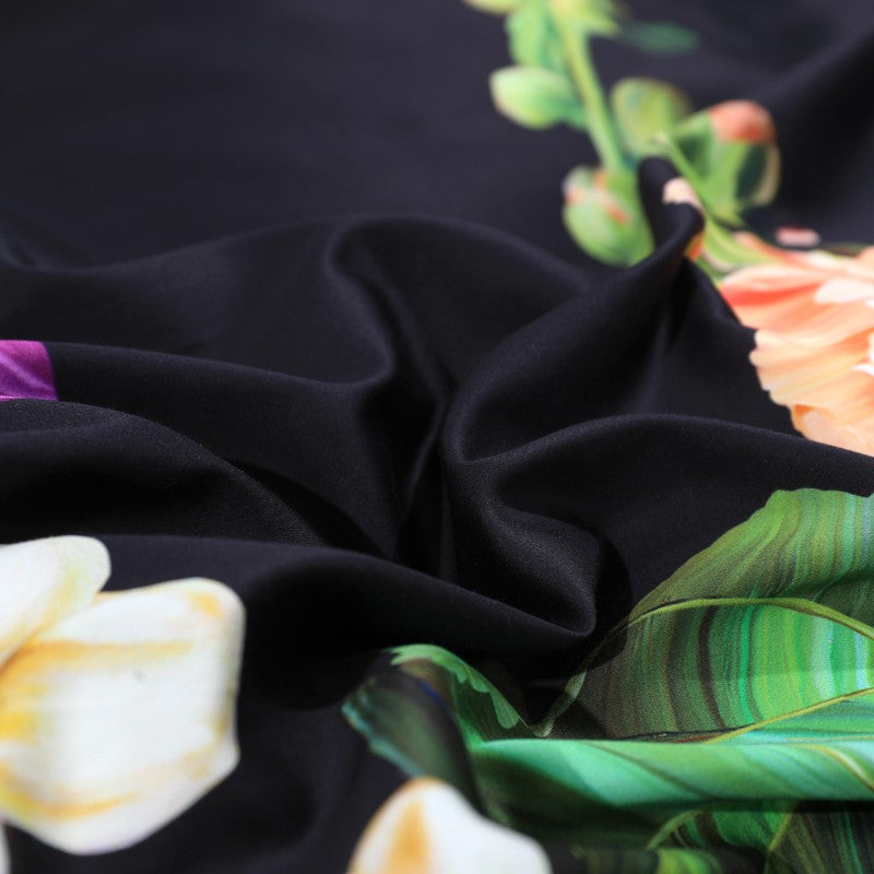 The Flowers Duvet Cover Set – 100% Egyptian Cotton, Ultra-Soft & Breathable (4-Piece Set) + FREE Gift! - LINKORI