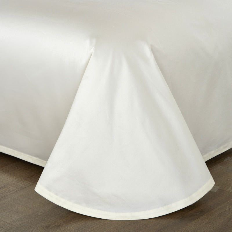 Gradiol S. Beige Duvet Cover Set – 100% Egyptian Cotton, Ultra-Soft & Breathable (4-Piece Set) + FREE Gift! - LINKORI