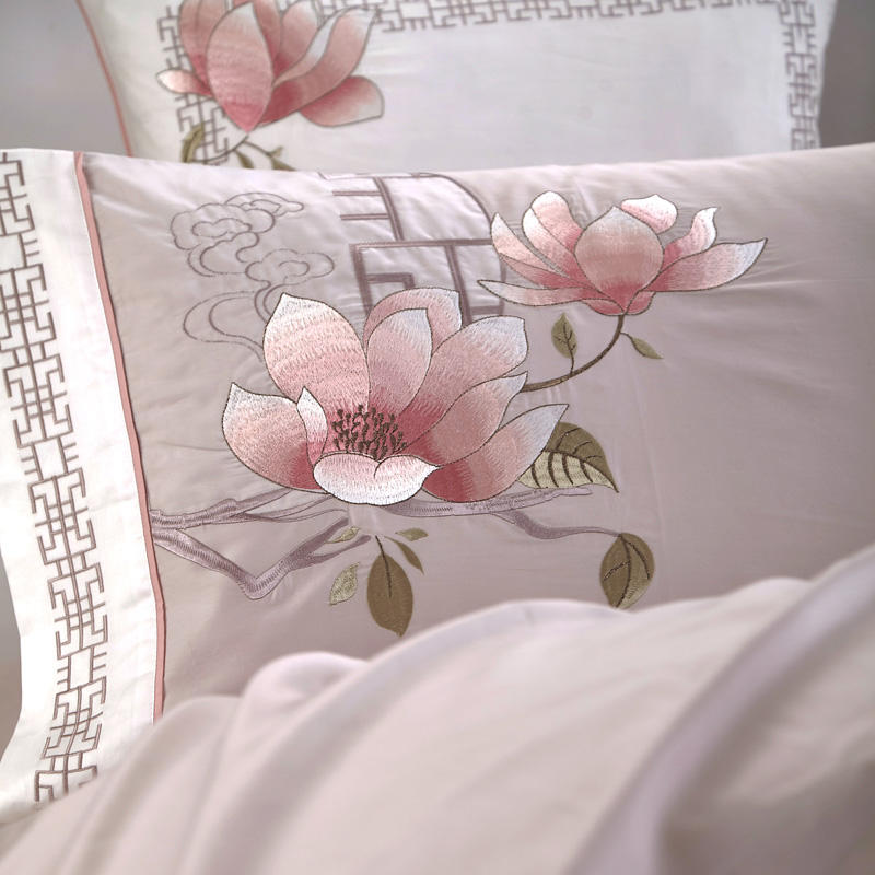 Floraline Duvet Cover Set – 100% Egyptian Cotton, Ultra-Soft & Breathable (4/7 Piece Set) + FREE Gift! - LINKORI