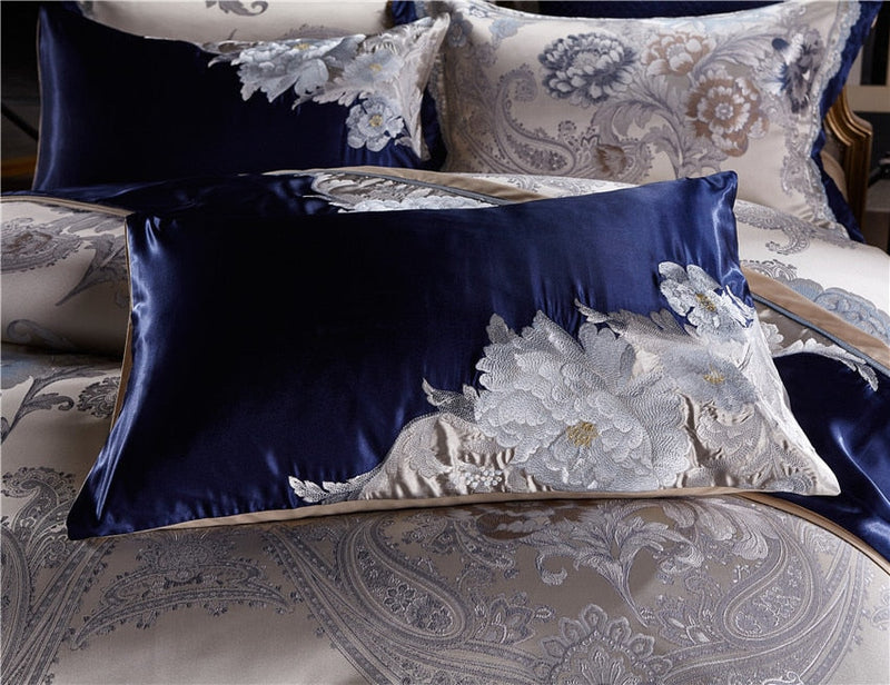 Stopiak Silk Cotton Luxury Duvet Cover Set – Ultra-Soft & Breathable (4/6/10-Piece Set) + FREE Gift! - LINKORI
