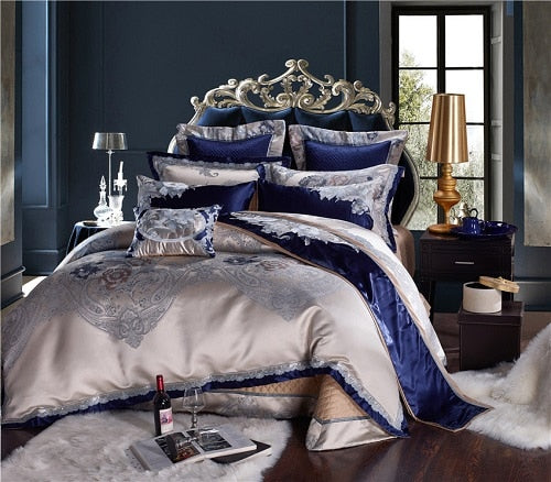 Stopiak Silk Cotton Luxury Duvet Cover Set – Ultra-Soft & Breathable (4/6/10-Piece Set) + FREE Gift! - LINKORI