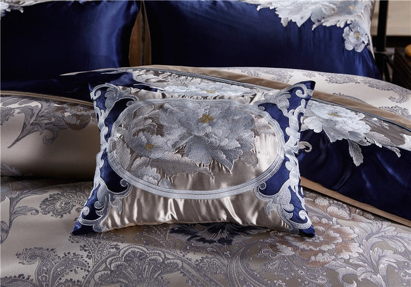 Stopiak Silk Cotton Luxury Duvet Cover Set – Ultra-Soft & Breathable (4/6/10-Piece Set) + FREE Gift! - LINKORI