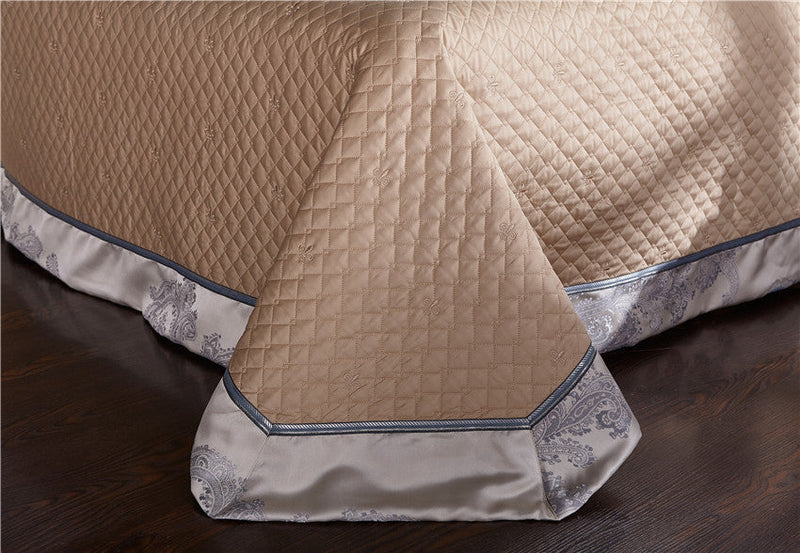 Stopiak Silk Cotton Luxury Duvet Cover Set – Ultra-Soft & Breathable (4/6/10-Piece Set) + FREE Gift! - LINKORI