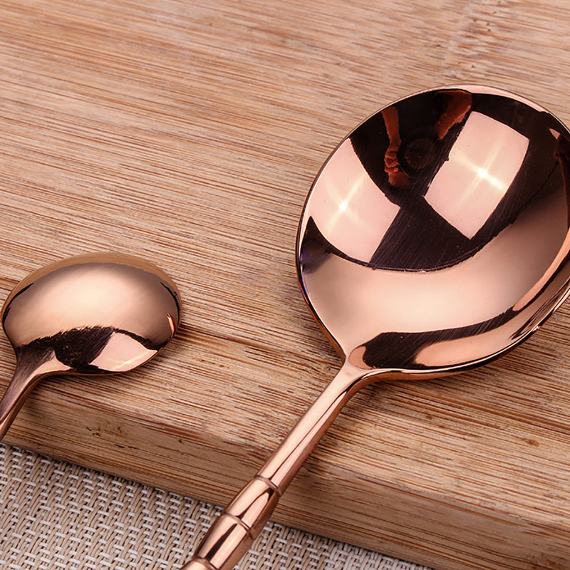 Patti Rose Gold Cutlery Set + FREE Gift! - LINKORI