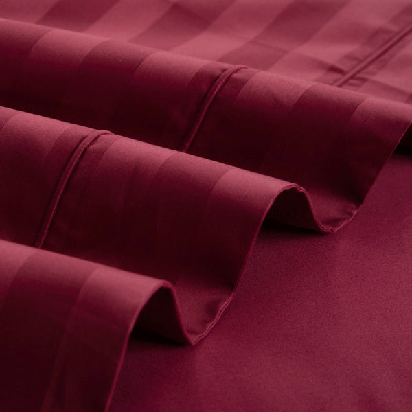 Gradiol S. Red Duvet Cover Set – 100% Egyptian Cotton, Ultra-Soft & Breathable (4-Piece Set) + FREE Gift! - LINKORI