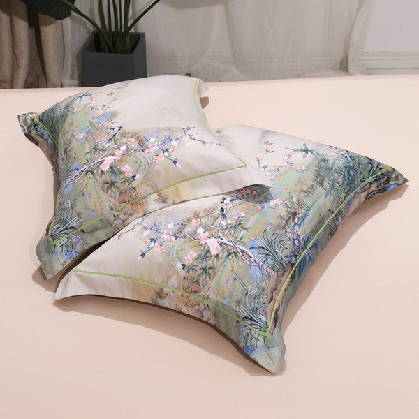 Orientalic Duvet Cover Set – 100% Egyptian Cotton, Ultra-Soft & Breathable (4-Piece Set) + FREE Gift! - LINKORI