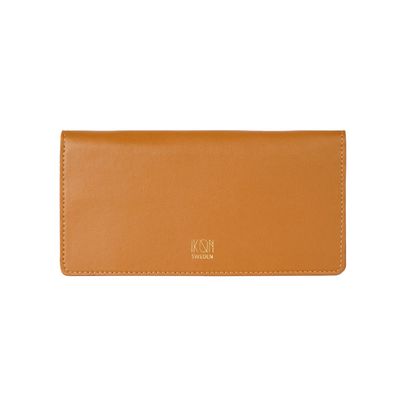 Cognac cactus leather women wallet