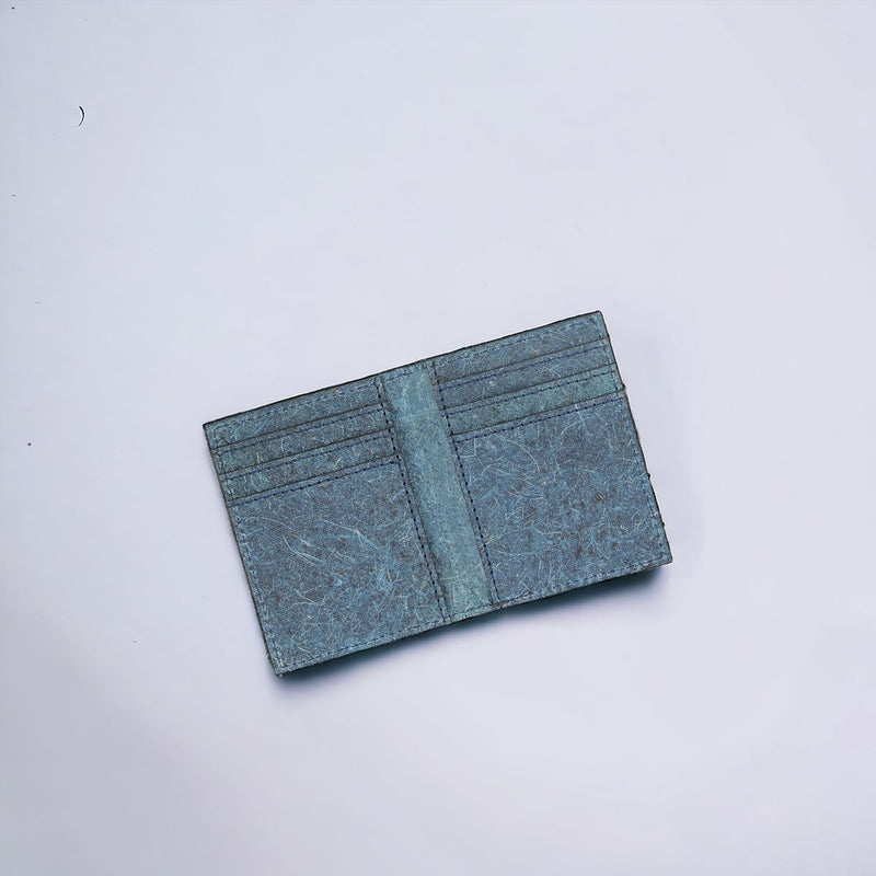 Dark Indigo Vegan Card Wallet