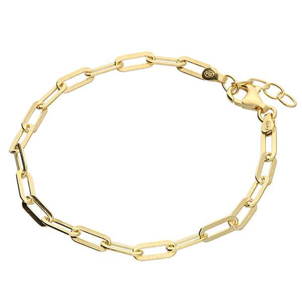 Limited Edition Vermeil Paperclip Chain Bracelet