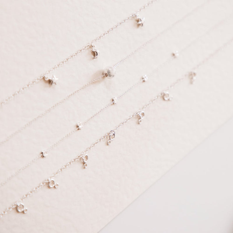 Sphere Necklace Sterling Silver