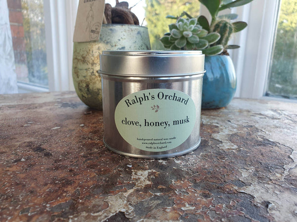 Clove, Honey, Musk candle