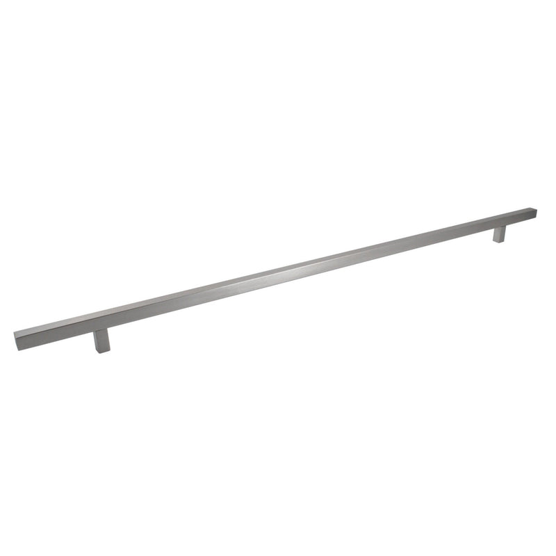 Pi Square Bar Pull Cabinet Handle Brushed Nickel Stainless Celeste Designs