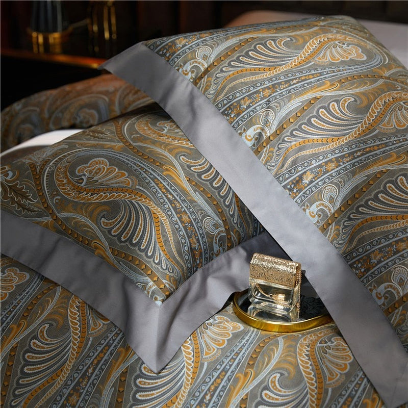 Drull Soft Duvet Cover Set – 100% Egyptian Cotton, Ultra-Soft & Breathable (4-Piece Set) + FREE Gift! - LINKORI