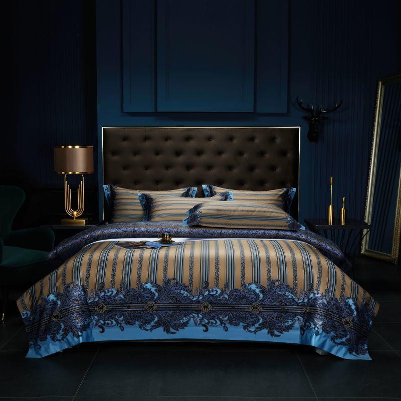 Wovo Duvet Cover Set – 100% Egyptian Cotton, Ultra-Soft & Breathable (4-Piece Set) + FREE Gift! - LINKORI