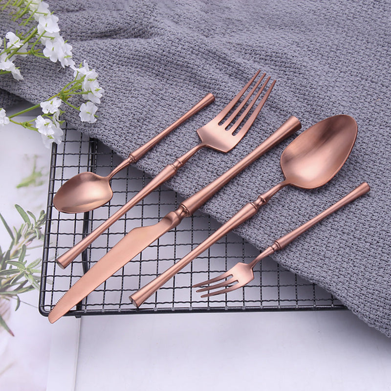 Lilla Rose Gold Cutlery Set + FREE Gift! - LINKORI