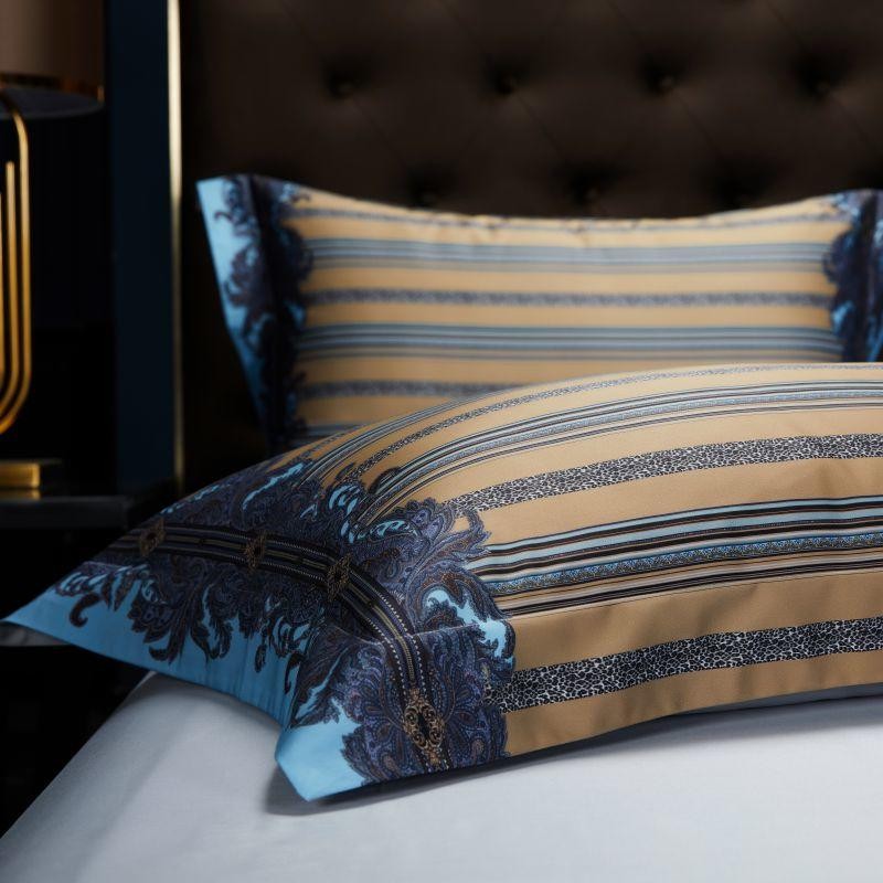 Wovo Duvet Cover Set – 100% Egyptian Cotton, Ultra-Soft & Breathable (4-Piece Set) + FREE Gift! - LINKORI