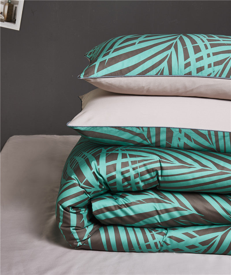 Greenilde Duvet Cover Set – 100% Egyptian Cotton, Ultra-Soft & Breathable (4-Piece Set) + FREE Gift! - LINKORI