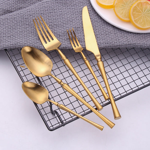 Lilla Gold Cutlery Set + FREE Gift! - LINKORI