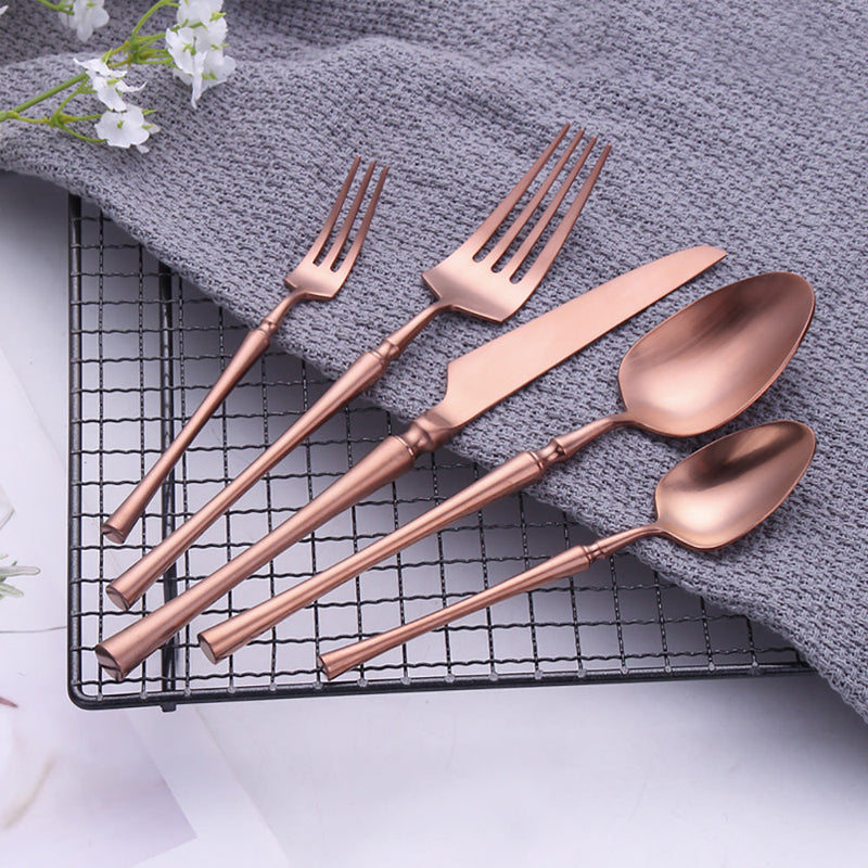Lilla Rose Gold Cutlery Set + FREE Gift! - LINKORI