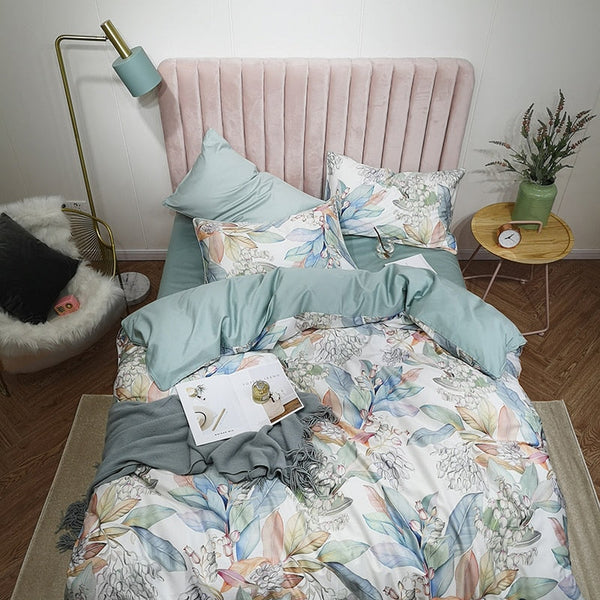 Mintera Duvet Cover Set – 100% Egyptian Cotton, Ultra-Soft & Breathable (4-Piece Set) + FREE Gift! - LINKORI