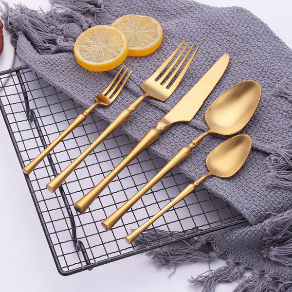 Lilla Gold Cutlery Set + FREE Gift! - LINKORI