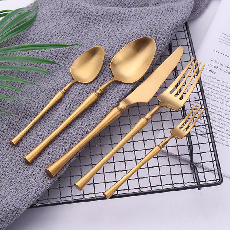 Lilla Gold Cutlery Set + FREE Gift! - LINKORI